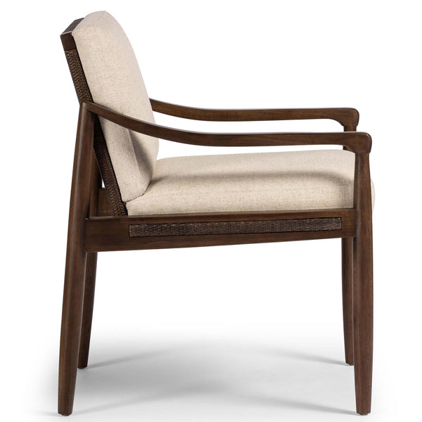 Home Fashion Costera Arm Chair Antwerp Natural By Four Hands
