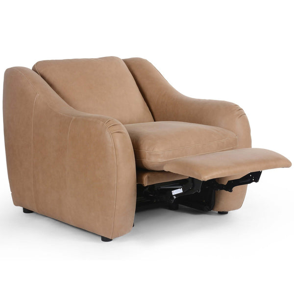 Home Fashion Crawford Leather Power Recliner Palermo Drift By Four Hands