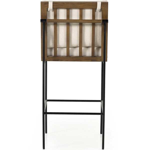 Home Fashion Crete Bar & Counter Stool Saville Flax By Four Hands