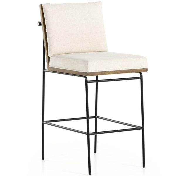 home fashion Crete Bar & Counter Stool Saville Flax by Four Hands