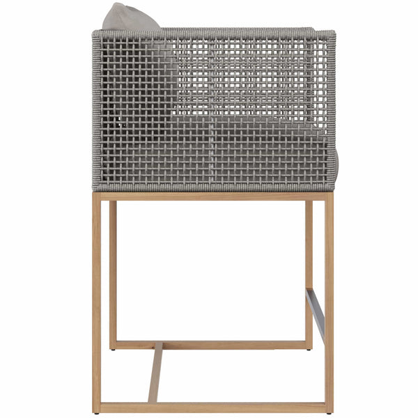Home Fashion Crete Outdoor Counter Stool Palazzo Taupe