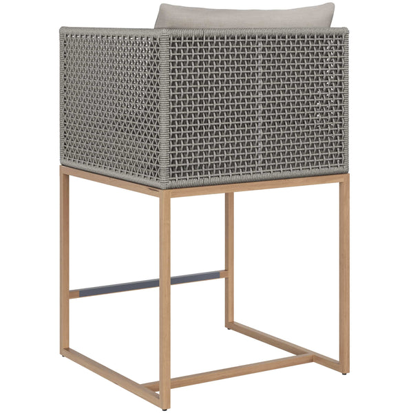 Home Fashion Crete Outdoor Counter Stool Palazzo Taupe