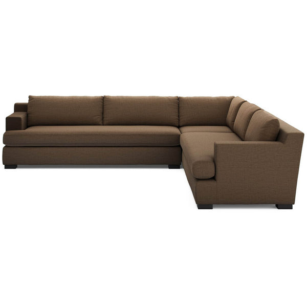 home fashion Crispin 3 Piece Sectional Nomad Mushroom by Four Hands