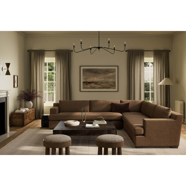 Home Fashion Crispin 3 Piece Sectional Savoy Ochre By Four Hands