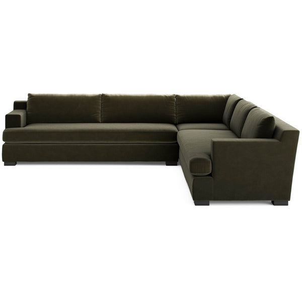 home fashion Crispin 3 Piece Sectional Surrey Olive by Four Hands
