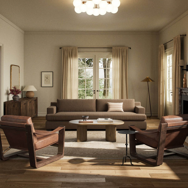 Home Fashion Crispin Sofa Nomad Mushroom By Four Hands