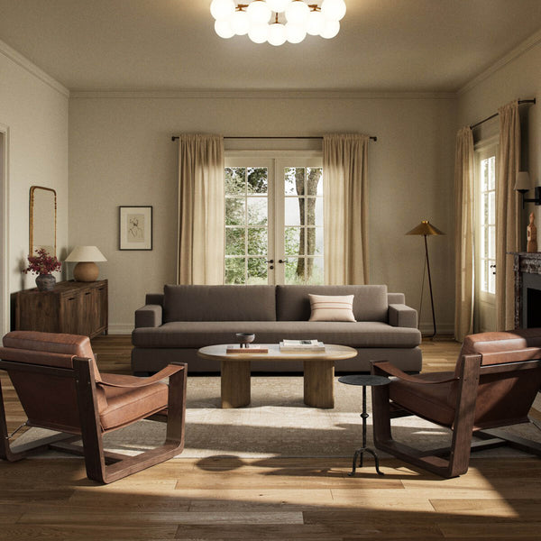 Home Fashion Crispin Sofa Savoy Coffee By Four Hands