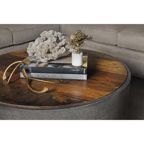 Home Fashion Crosby Round Coffee Table By Four Hands