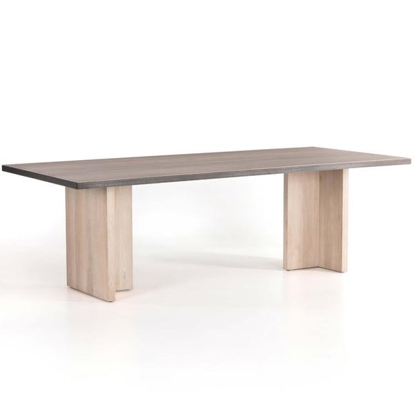 home fashion Cross Dining Table Ashen Walnut by Four Hands