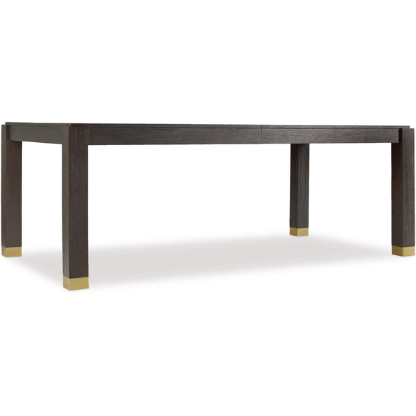 home fashion Curata Rectangular Dining Table Deep Brown