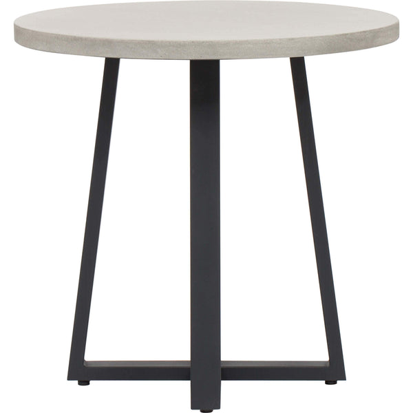 Home Fashion Cyrus 32" Round Dining Table Grey By Four Hands