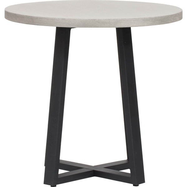 Home Fashion Cyrus 32" Round Dining Table Grey By Four Hands