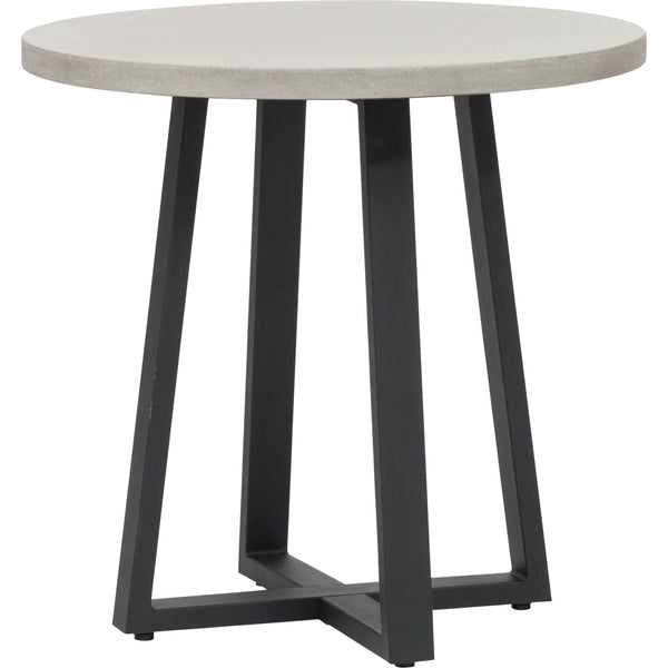 home fashion Cyrus 32" Round Dining Table Grey by Four Hands