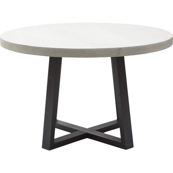 Home Fashion Cyrus 48" Round Dining Table Grey By Four Hands