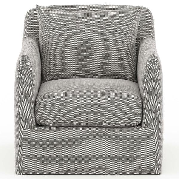 Home Fashion Dade Outdoor Swivel Chair Faye Ash By Four Hands