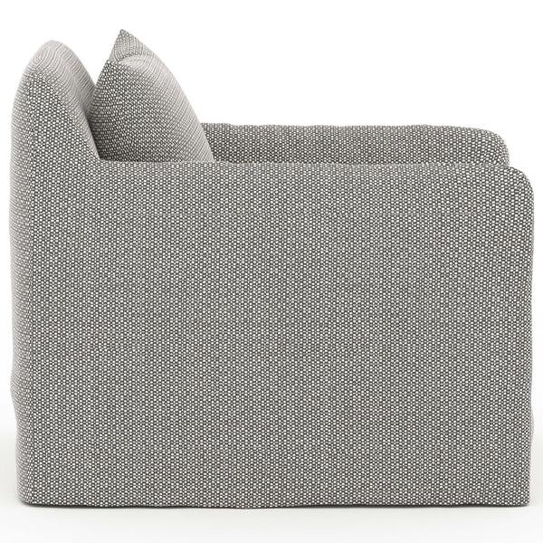 Home Fashion Dade Outdoor Swivel Chair Faye Ash By Four Hands