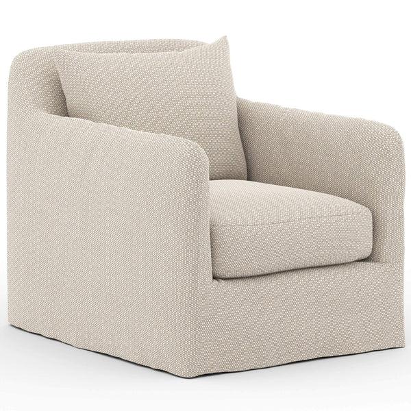 home fashion Dade Outdoor Swivel Chair Faye Sand by Four Hands