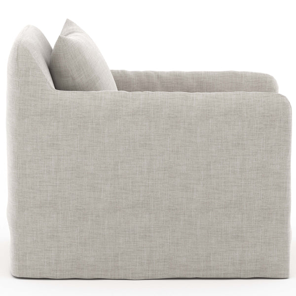 Home Fashion Dade Outdoor Swivel Chair Stone Grey By Four Hands