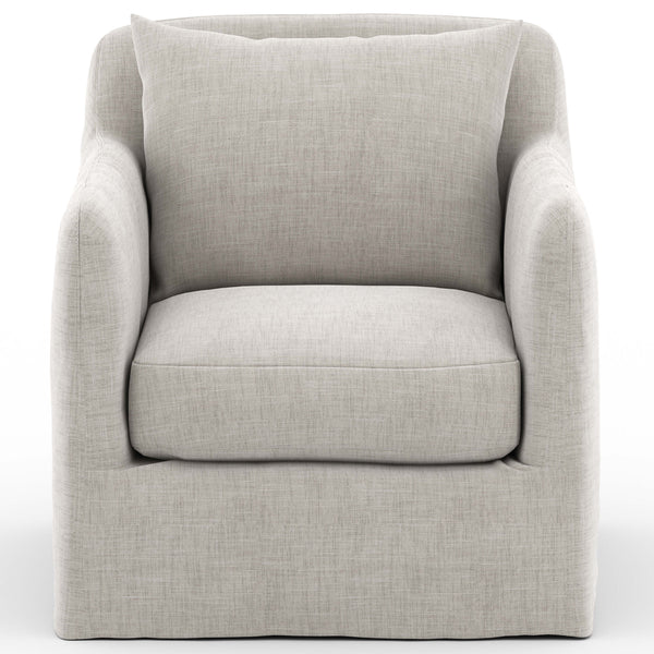 Home Fashion Dade Outdoor Swivel Chair Stone Grey By Four Hands