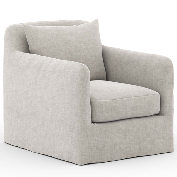 home fashion Dade Outdoor Swivel Chair Stone Grey by Four Hands