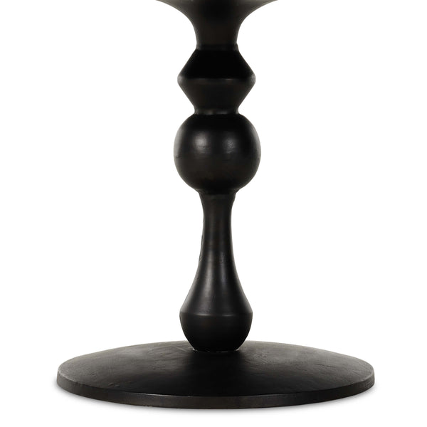 Home Fashion Daffin Round Bistro Table Antique Black By Four Hands