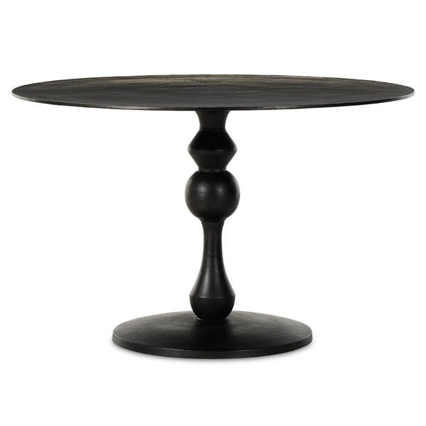 home fashion Daffin Round Bistro Table Antique Black by Four Hands