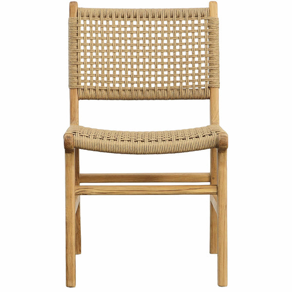 Home Fashion Dallas Outdoor Dining Chair Natural Set Of 2