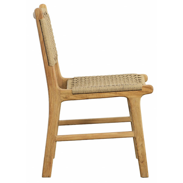 Home Fashion Dallas Outdoor Dining Chair Natural Set Of 2