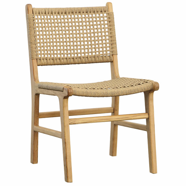 Home Fashion Dallas Outdoor Dining Chair Natural Set Of 2