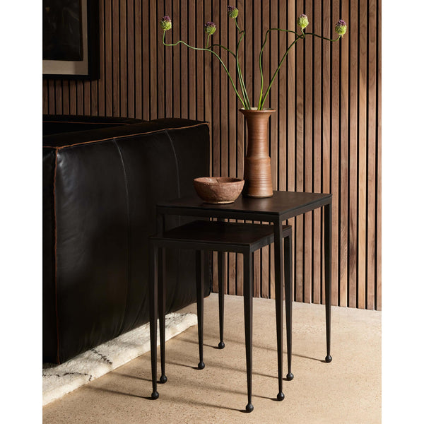 Home Fashion Dalston Nesting End Tables Antique Rust By Four Hands