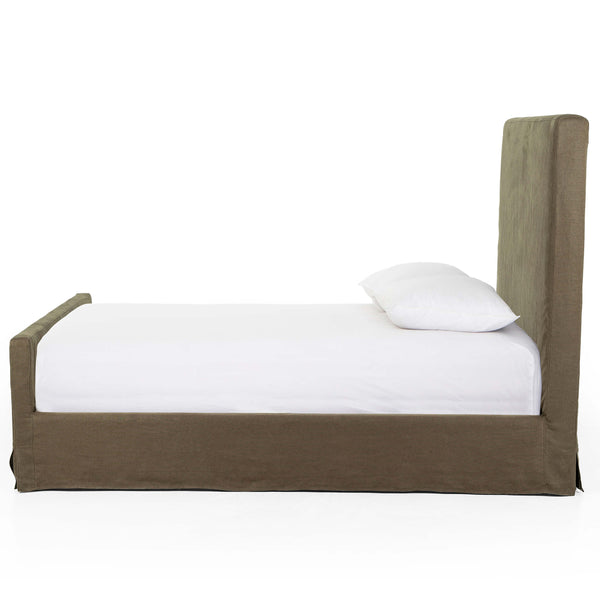 Home Fashion Daphne Slipcover Bed Brussels Coffee By Four Hands