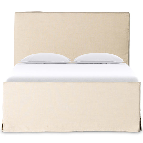 Home Fashion Daphne Slipcover Bed Brussels Natural By Four Hands