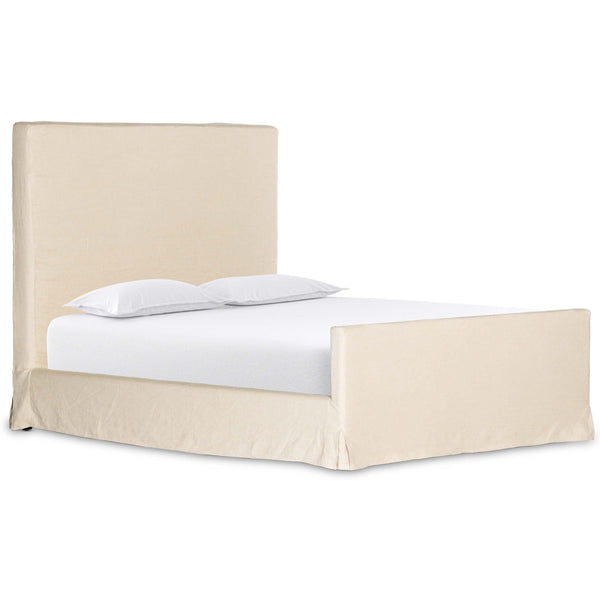 home fashion Daphne Slipcover Bed Brussels Natural by Four Hands