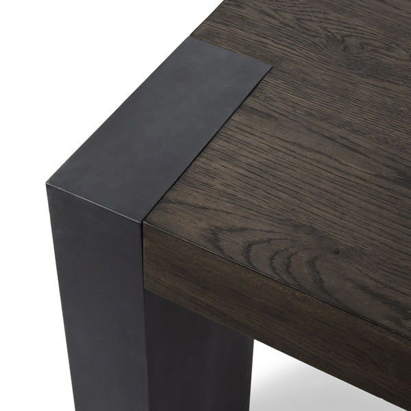 Home Fashion Deaven Rectangular Dining Table Dark Wood