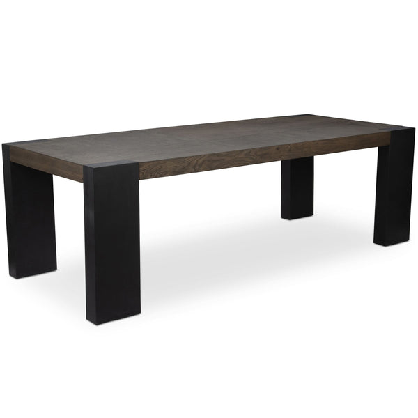 home fashion Deaven Rectangular Dining Table Dark Wood