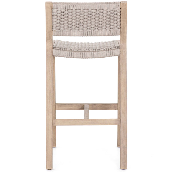 Home Fashion Delano Outdoor Bar & Counter Stool Washed Brown By Four Hands