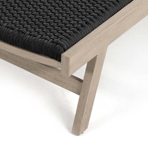 Home Fashion Delano Outdoor Chaise Weathered Grey By Four Hands