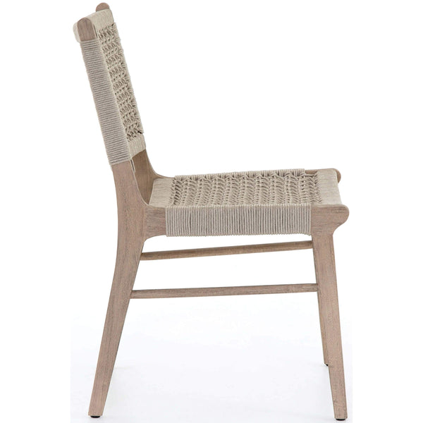 Home Fashion Delmar Outdoor Dining Chair Washed Brown Set Of 2 By Four Hands