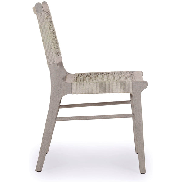 Home Fashion Delmar Outdoor Dining Chair Weathered Grey Set Of 2 By Four Hands