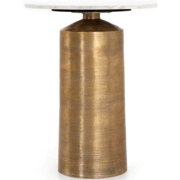 Home Fashion Delune Nightstand White Marble By Four Hands