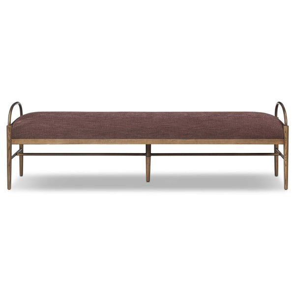 Home Fashion Demi Accent Bench Laughlin Plum By Amber Lewis X Four Hands