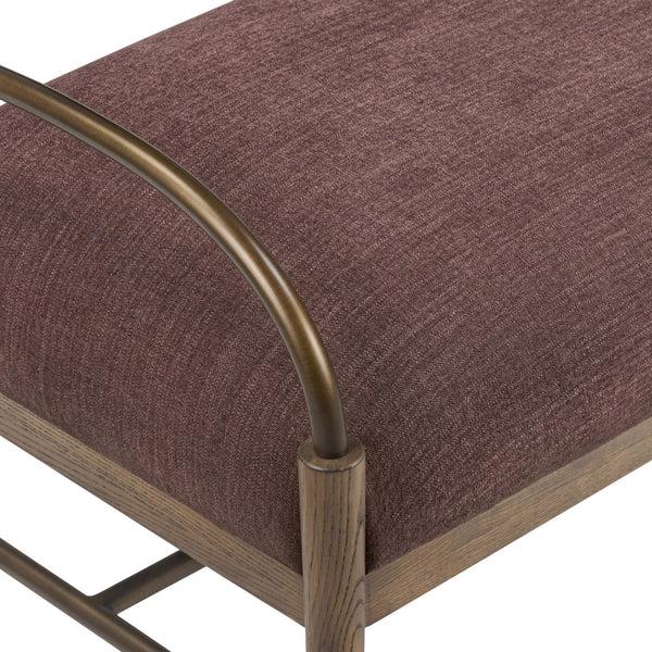Home Fashion Demi Accent Bench Laughlin Plum By Amber Lewis X Four Hands