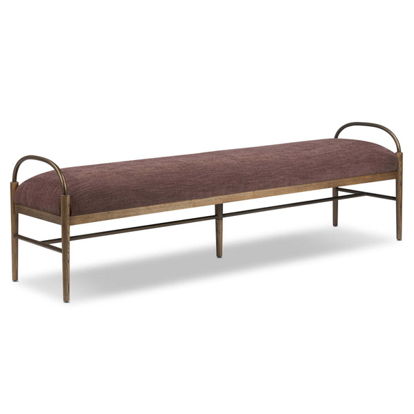 home fashion Demi Accent Bench Laughlin Plum by Amber Lewis x Four Hands