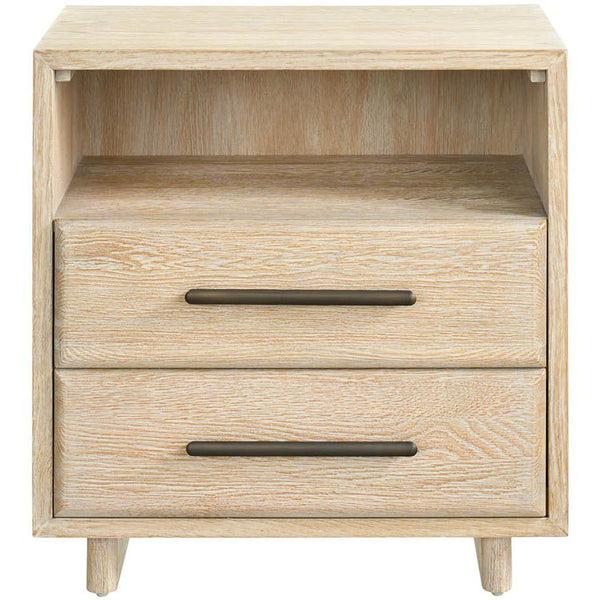Home Fashion Desert 2 Drawer Open Storage Nighstand Desert