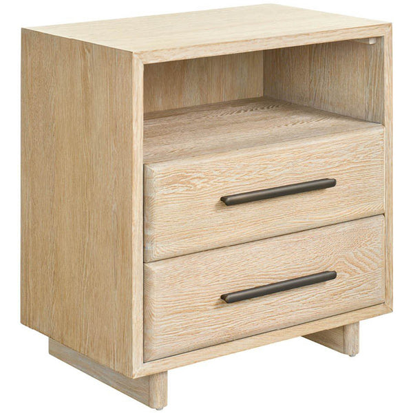 home fashion Desert 2 Drawer Open Storage Nighstand Desert