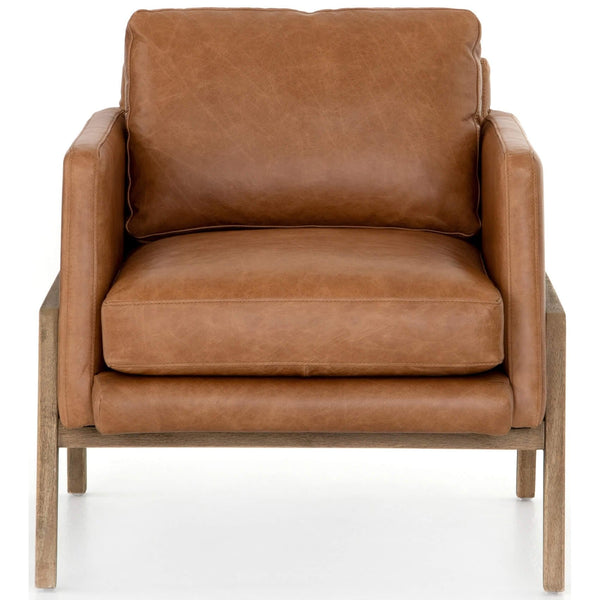 Home Fashion Diana Leather Chair Sonoma Butterscotch By Four Hands