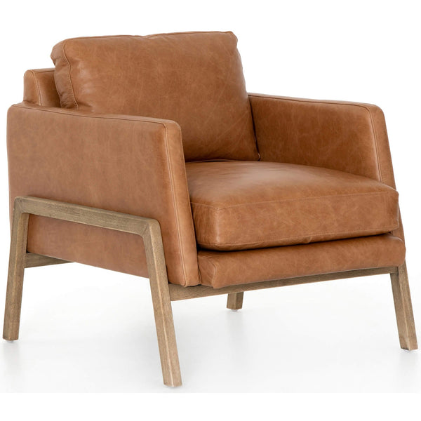 home fashion Diana Leather Chair Sonoma Butterscotch by Four Hands
