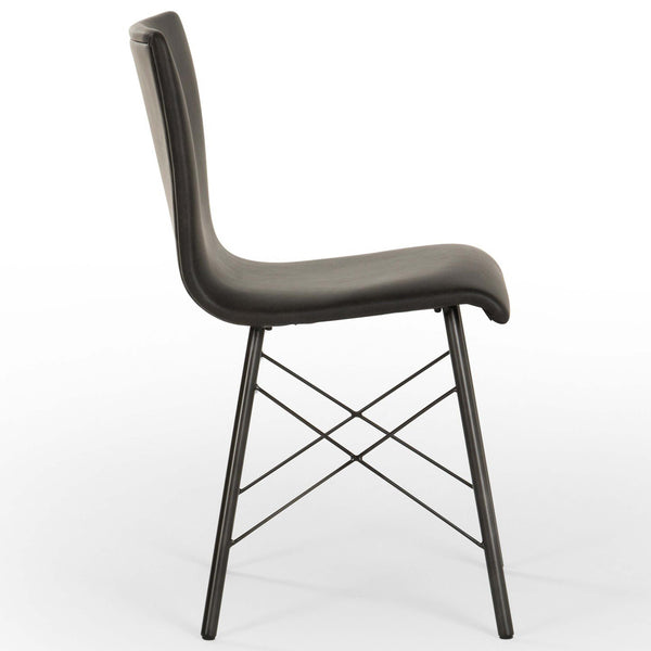 Home Fashion Diaw Dining Chair Ash Black Set Of 2 By Four Hands