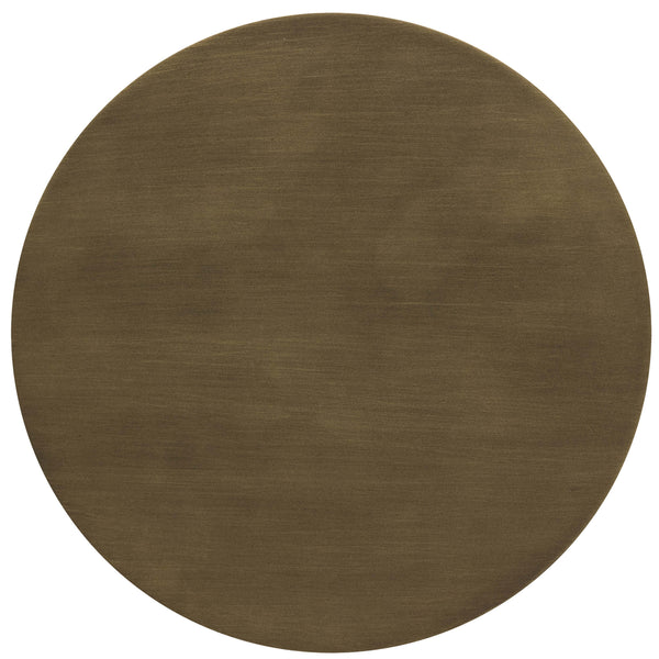 Home Fashion Diaz End Table Marble Look/Antique Brass