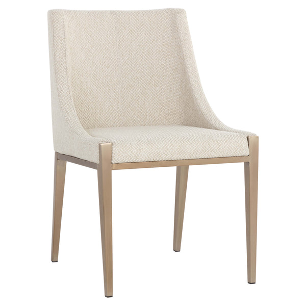 home fashion Dionne Dining Chair Monument Oatmeal Set of 2